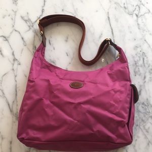Longchamp messenger bag in pink